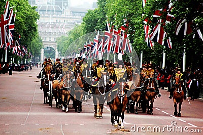 Kings Troop Royal Horse Artillery Editorial Stock Photo
