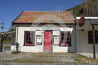 Kingston Flyer heritage railway , near Queenstown, South Island, New Zealand Stock Photo