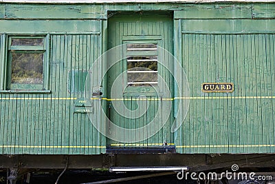 Kingston Flyer heritage railway , near Queenstown, South Island, New Zealand Stock Photo