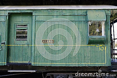 Kingston Flyer heritage railway , near Queenstown, South Island, New Zealand Stock Photo