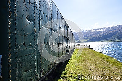 Kingston Flyer heritage railway , near Queenstown, South Island, New Zealand Stock Photo