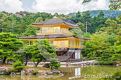 Kinkaku-ji Temple in Kyoto, Japan Stock Photo