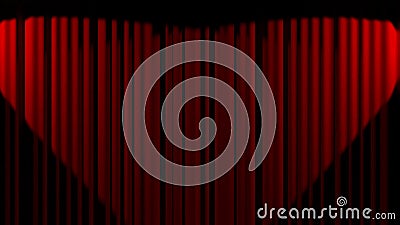Offnender Roter Vorhang Mit Scheinwerfern Stock Footage Video Von Vorhang Roter