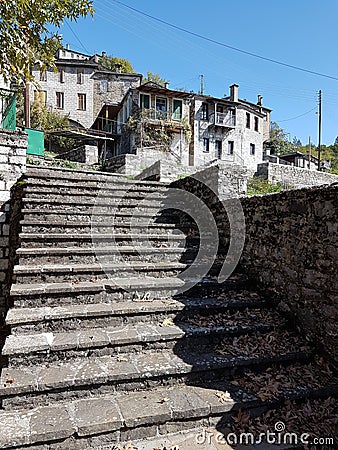 kipi village in Ioannina perfecture greece Stock Photo