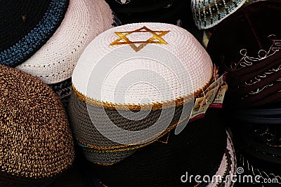 Kippah - Yarmulke Stock Photo