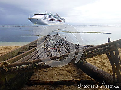 Kiriwina Island, Papua New Guinea. Stock Photo