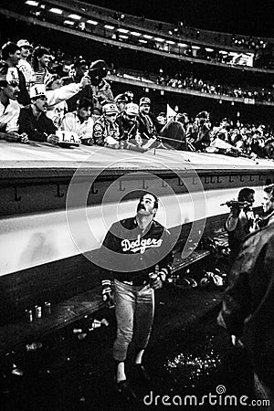 Kirk Gibson, Los Angeles Dodgers Editorial Stock Photo