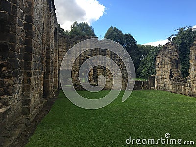 Kirkstall Abbey in Leeds 20 Editorial Stock Photo