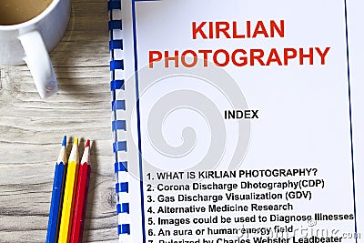 Kirlian photography Stock Photo