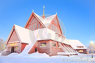 Kiruna Church lapland Sweden Stock Photo
