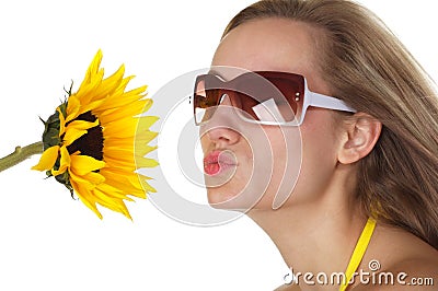 Kiss of Summer Stock Photo