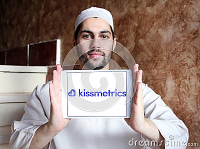 KISSmetrics company logo Editorial Stock Photo