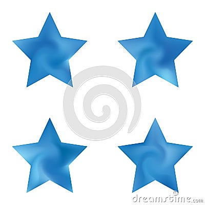 Kit of pentagram abstract backgrounds Stock Photo