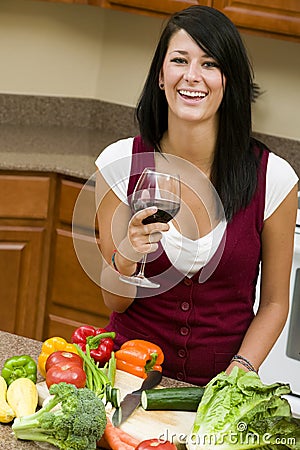 In the Kitchen Stock Photo