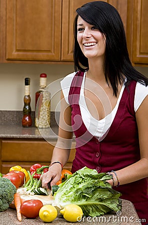 In the Kitchen Stock Photo