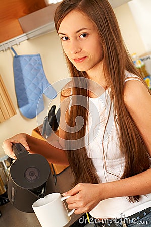 In Kitchen Stock Photo