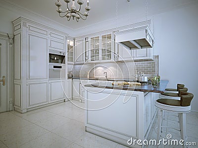 Kitchen art deco style Stock Photo