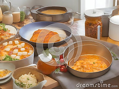 Kitchen Chronicles: Captivating Home Cooking Images to Inspire Your Culinary Journey Stock Photo