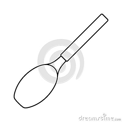 Kitchen cook spoon icon Vector Illustration