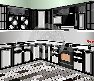 Kitchen Vector Illustration