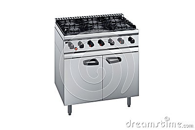 Kitchen equipment stove Stock Photo