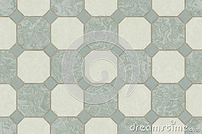 Kitchen Floor Tiles Stock Photo