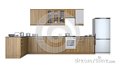 Kitchen furniture Stock Photo
