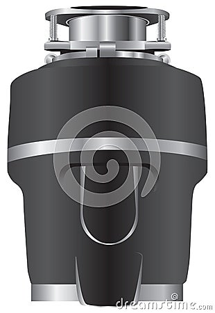 Kitchen garbage disposal Vector Illustration