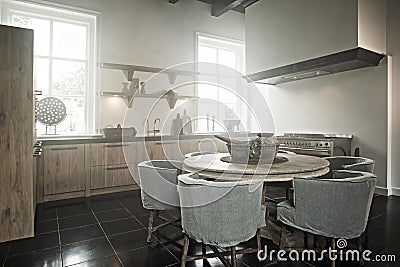 Kitchen Haze Stock Photo