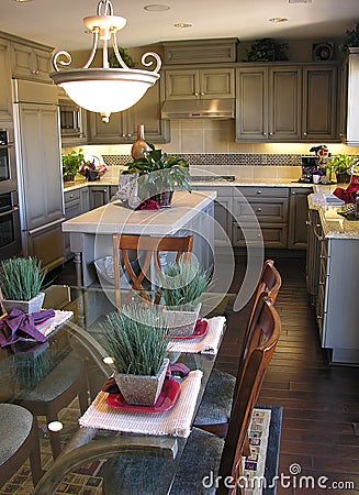 Kitchen Interior Stock Photo