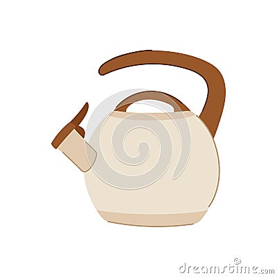 kitchen kettle cartoon vector illustration Vector Illustration