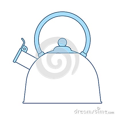 Kitchen Kettle Icon Vector Illustration