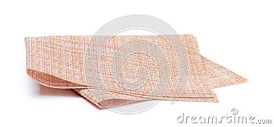 Kitchen napkin isolated Stock Photo