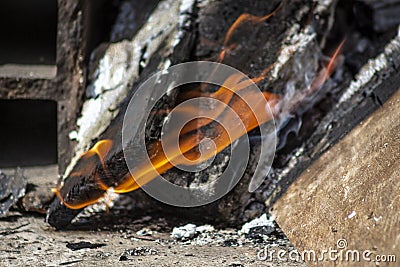 Kitchen pot cooking on the street Stock Photo