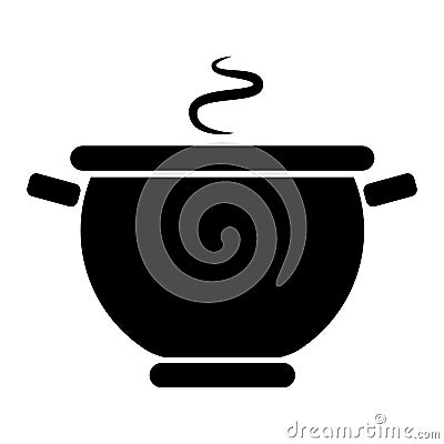 Kitchen pot icon Vector Illustration