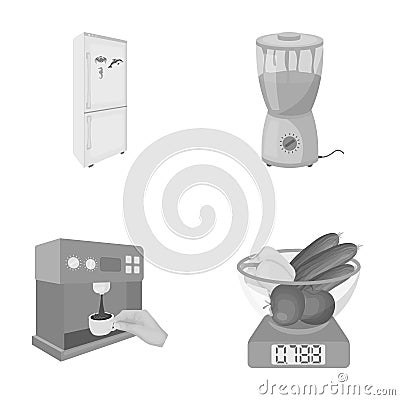 Kitchen, refreshment, restaurant and other web icon in monochrome style.buttons, numbers, food icons in set collection. Vector Illustration