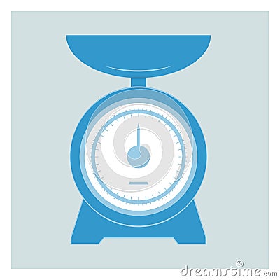 Kitchen scales Vector Illustration