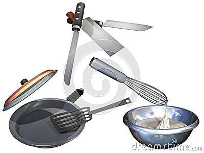 Kitchen set Stock Photo