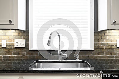 Kitchen Sink Stock Photo