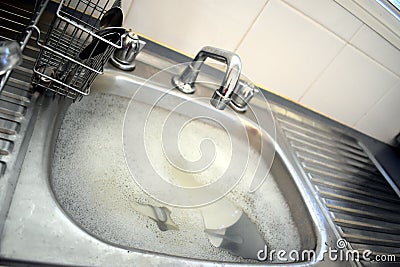 Kitchen Sink Stock Photo