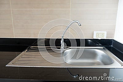 Kitchen sink Stock Photo