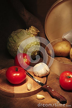 Kitchen still life Stock Photo