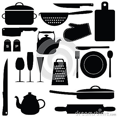 Kitchen tools Vector Illustration