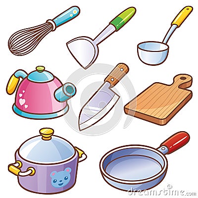 Kitchen tools Vector Illustration