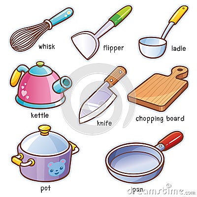 Kitchen tools Vector Illustration