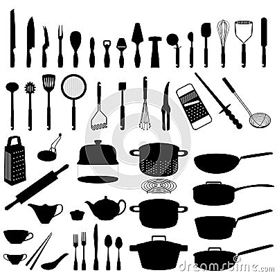 Kitchen utensils Vector Illustration