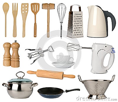 Kitchen utensils Stock Photo