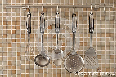 Kitchen Utensils Stock Photo