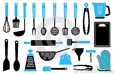 Kitchen Utensils Vector Illustration