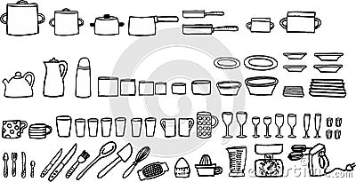 Kitchen utensils Stock Photo